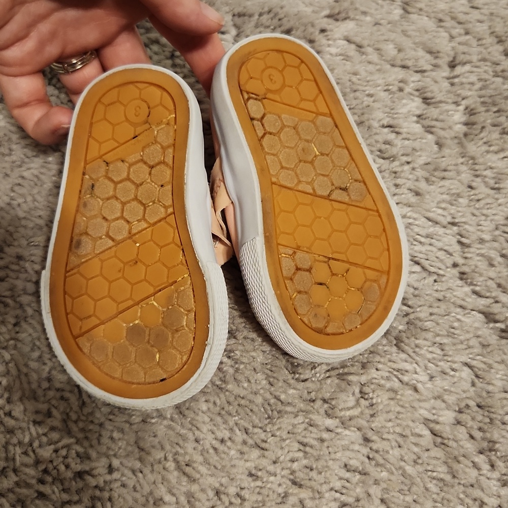 Cat & Jack Pink Ruffle Slip-On Shoes - Picture 4 of 4